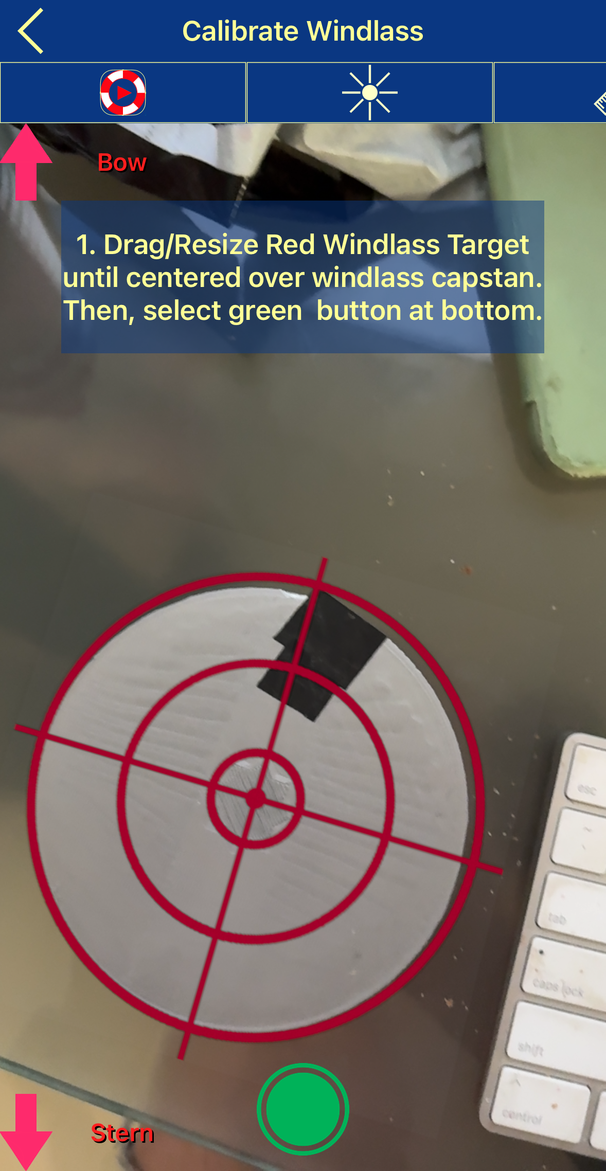 Align Gypsy Target during AR Measurement