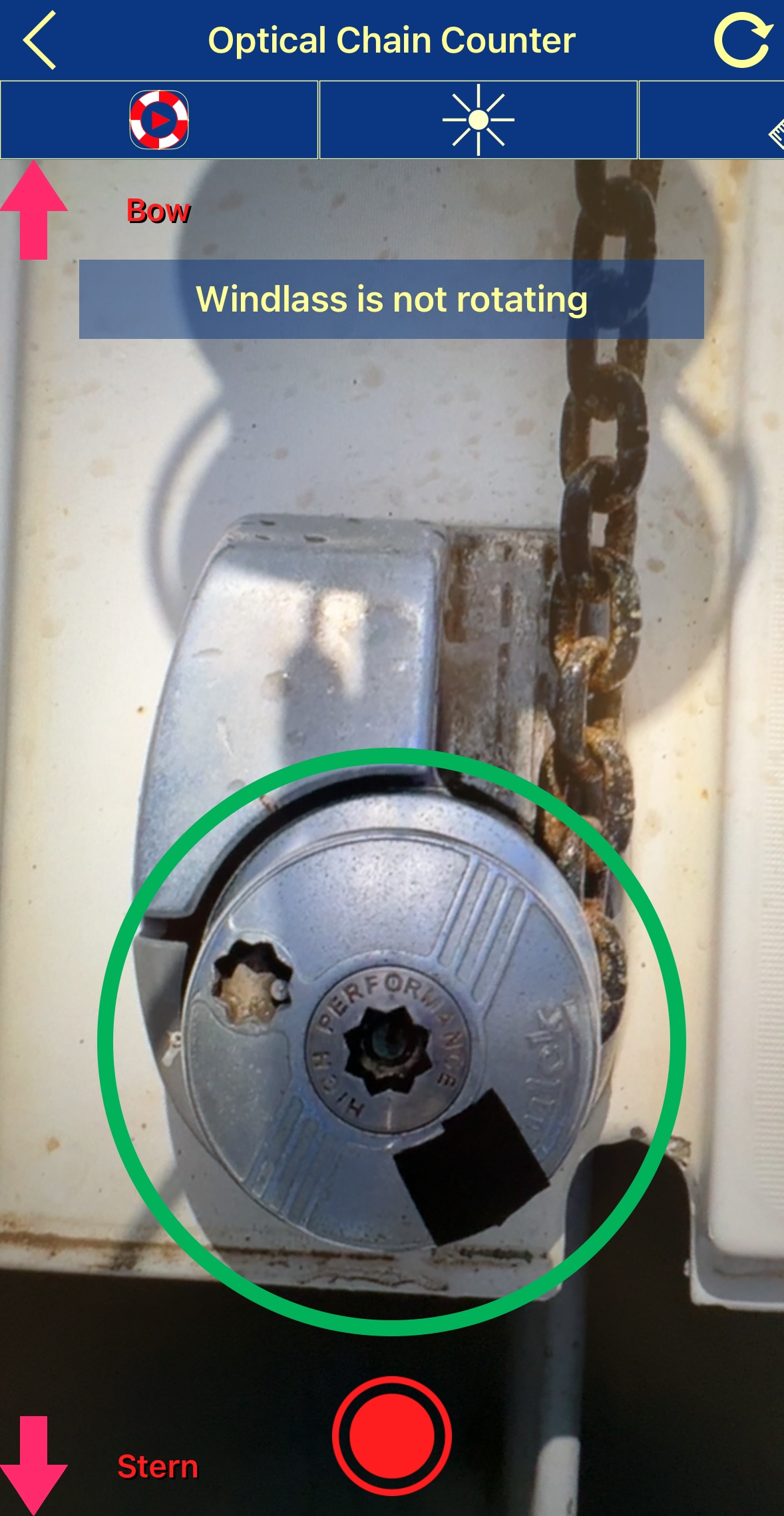 Optical Chain Counter Start