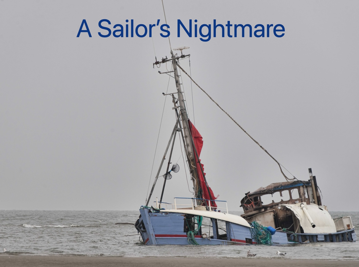 Anchoring with Windlass